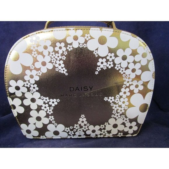 Marc Jacobs Daisy Other - Marc Jacobs Daisy Gold  Floral Zippered Cosmetic Bag GUC No Perfume Included